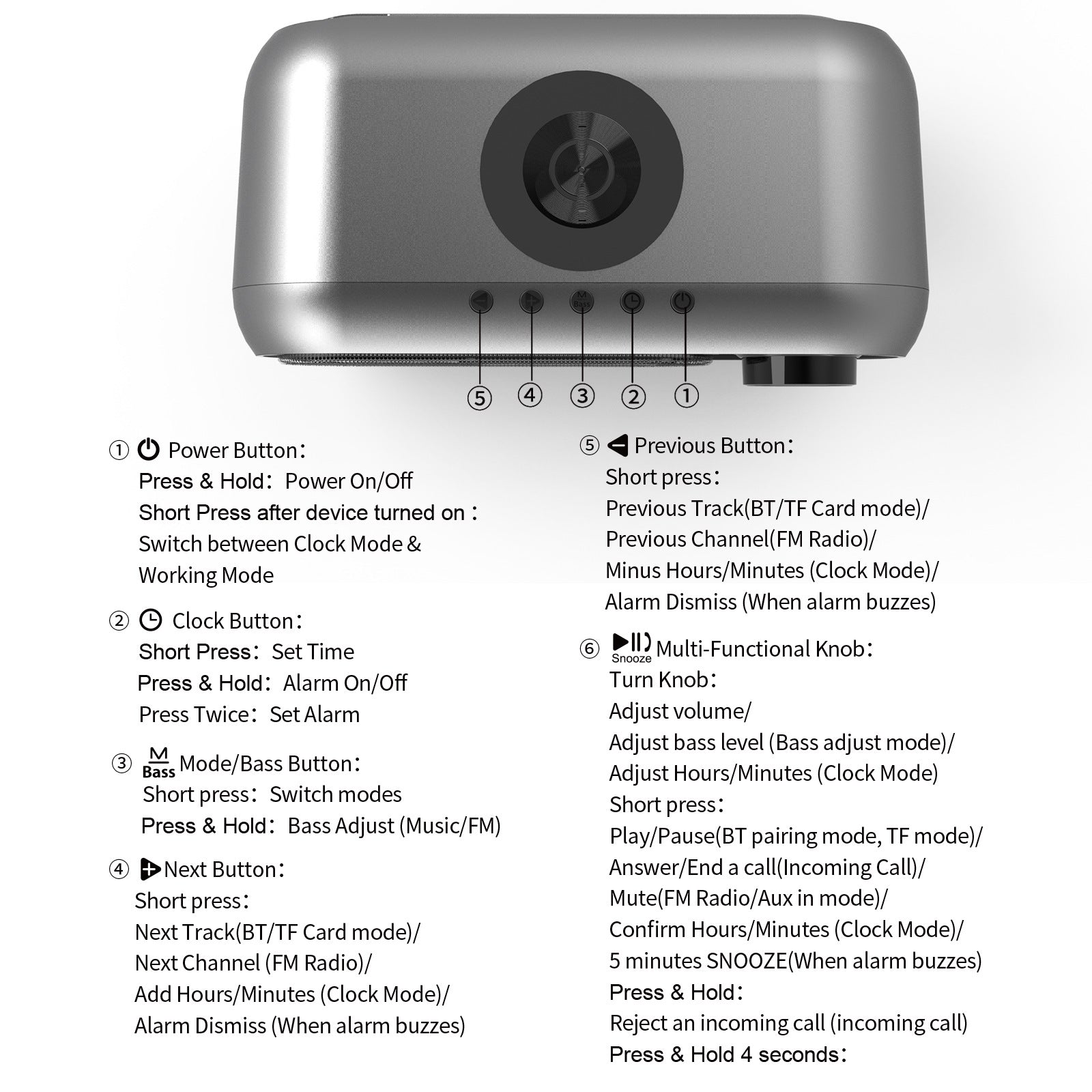 Modern desk speaker