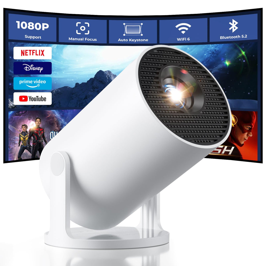 Rechargeable Mini Projector