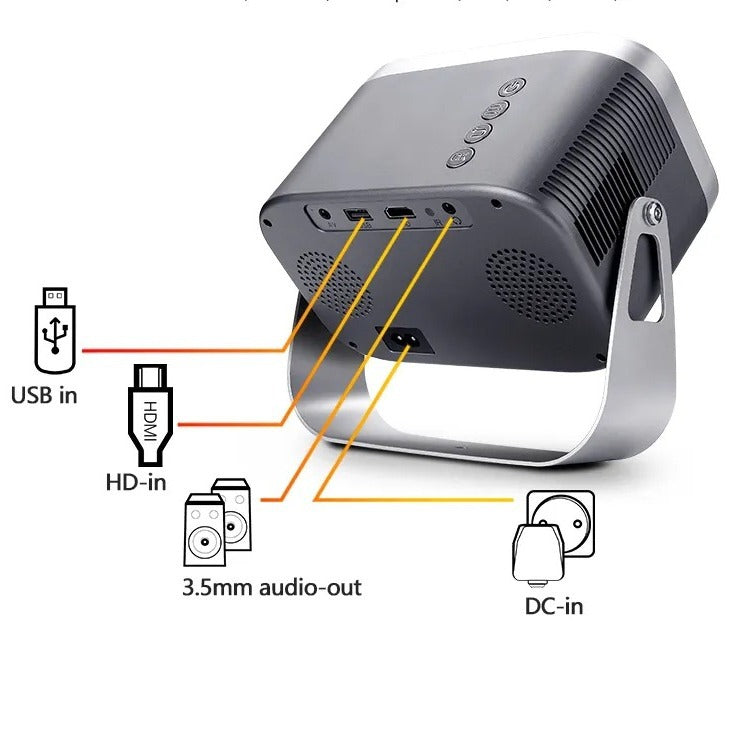 4K Smart Home Theater Phone Screen