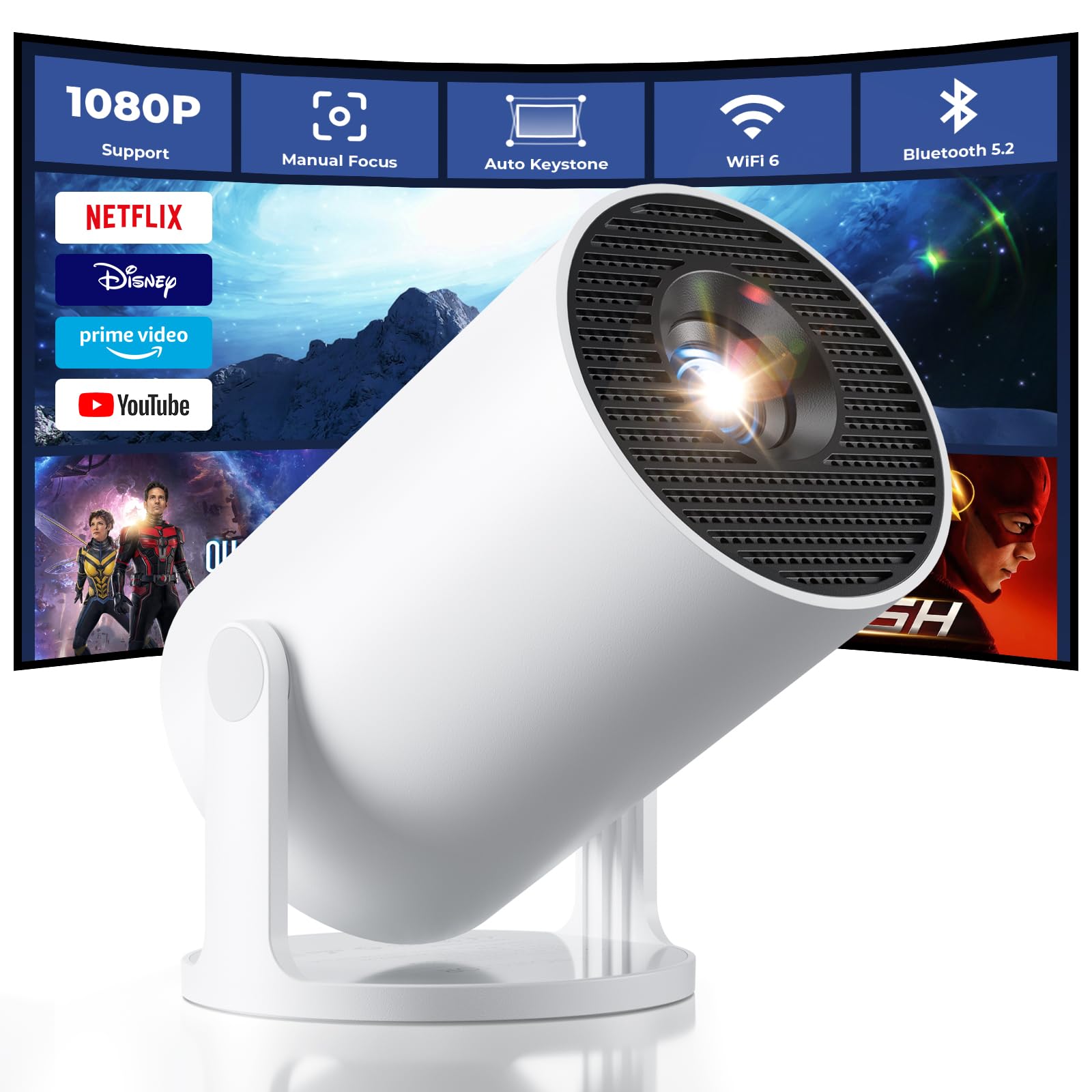 Rechargeable Mini Projector