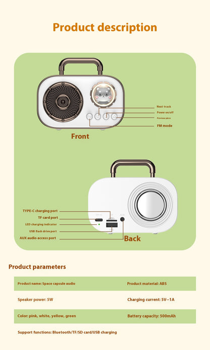 Mini Retro Speaker